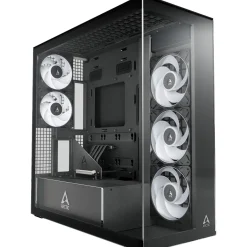 Arctic Xtender VG (schwarz, Tempered Glass x 2, Klar-Glas)