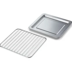 Ariete Mini-Backofen Vintage Blue (weiß/hellblau, 800 Watt, 10 Liter)
