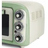 Ariete Mini-Backofen Vintage Green (weiß/hellgrün, 1.380 Watt, 18 Liter)