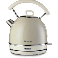 Ariete Vintage Wasserkocher Beige (beige, 2.000 Watt, 1,7 Liter)
