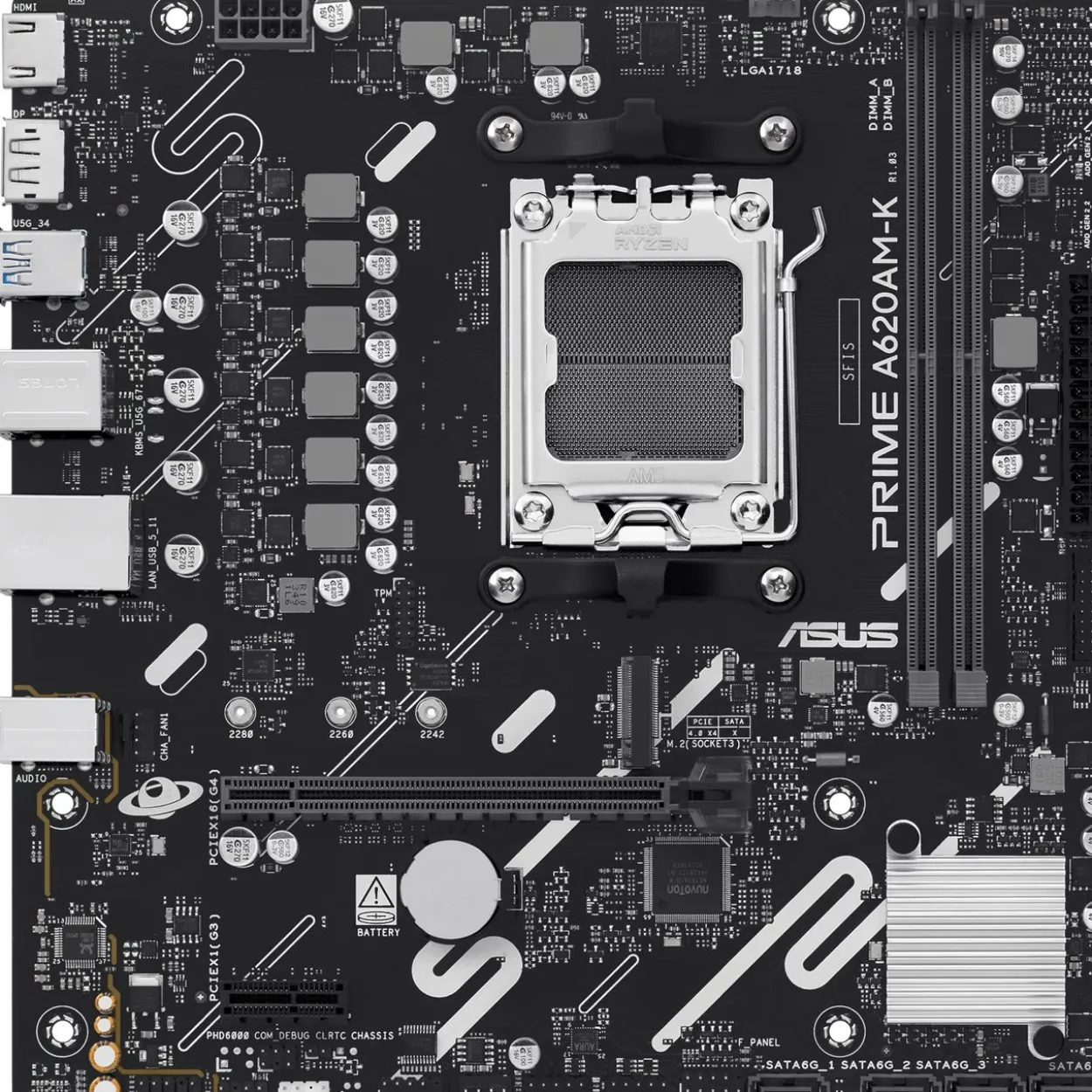 Asus Prime A620AM-K AMD A620A So.AM5 DDR5 µATX Retail