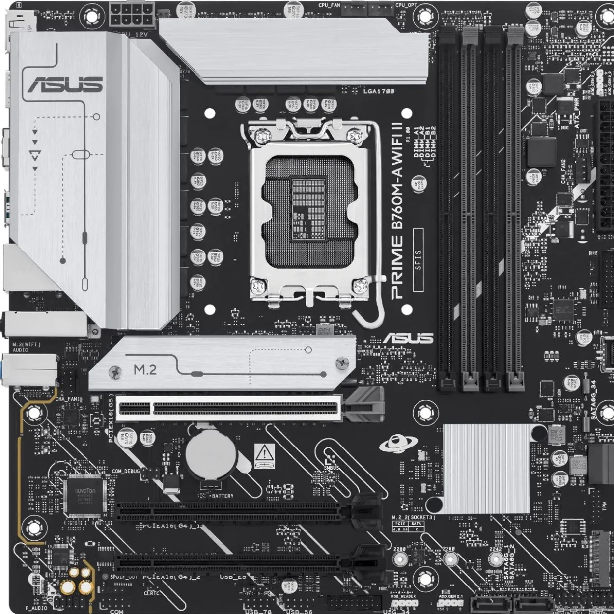 Asus Prime B760M-A WIFI II Intel B760 So.1700 DDR5 µATX Retail