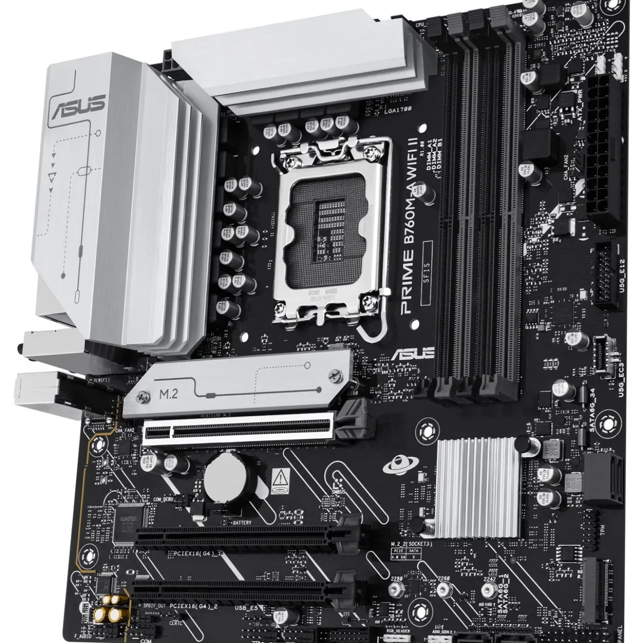 Asus Prime B760M-A WIFI II Intel B760 So.1700 DDR5 µATX Retail