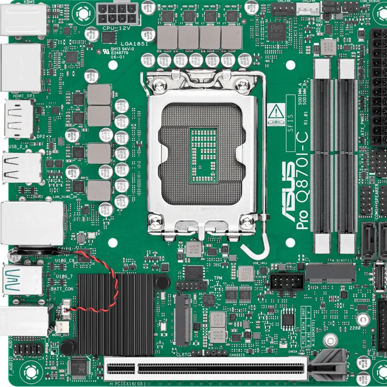 Asus Pro Q870I-C-CSM Intel Q870 So.1851 DDR5 Mini-ITX Retail