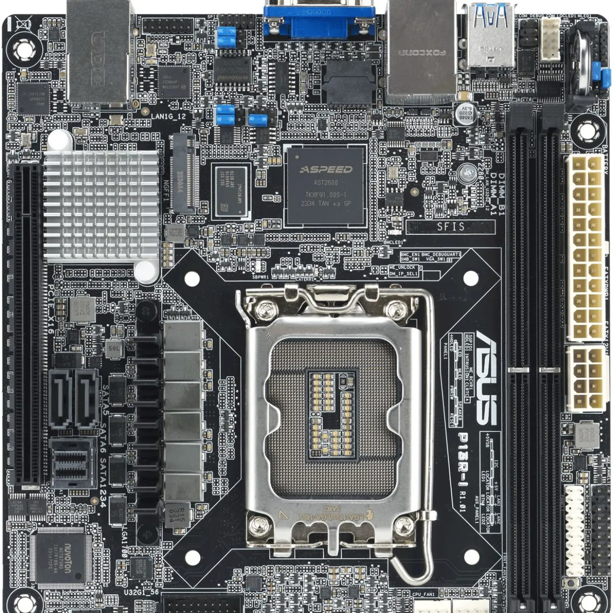 Asus SERVER P13R-I S1700 C262/DDR5/VGA/2xGBL/mITX (ASMB11-iKVM onboard)
