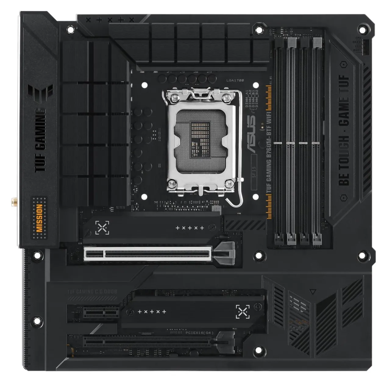 Asus TUF Gaming B760M-BTF WIFI Intel B760 So.1700 DDR5 mATX Retail