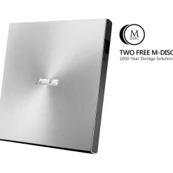 Asus ZenDrive U7M M-Disc DVD-Writer USB 2.0 extern silber Retail