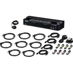 ATEN CS1944DPA KVMP-Switch 4-fach Dual-Display, DisplayPort, USB 3.0, 8K