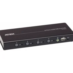 ATEN Technology CS724KM 4-Port USB Boundless KM Switch, inkl. Kabel