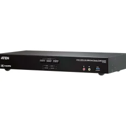 ATEN Technology CS1842 KVMP-Switch 2-fach, 4K HDMI, Dual Display, USB 3.0, Audio