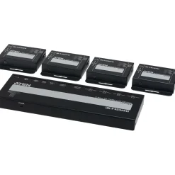 ATEN VS1824KIT Video-Splitter 4-fach 4K HDMI über Cat.6, mit Empfängern
