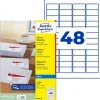 AVERY Zweckform 1.200 Adressetiketten J4791-25 weiß 45,7 x 21,2 mm