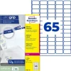 AVERY Zweckform 1.625 Adressetiketten L7651-25 weiß 38,1 x 21,2 mm