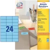 AVERY Zweckform 2.400 Etiketten 3449 blau 70,0 x 37,0 mm