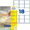 AVERY Zweckform 540 Etiketten L6025REV-25 weiß 63,5 x 46,6 mm