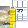 AVERY Zweckform 810 Etiketten L4737REV-25 weiß 63,5 x 29,6 mm