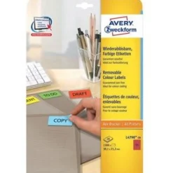 AVERY Zweckform Etiketten rot 1.300 Stück 38,1 x 21,2 mm