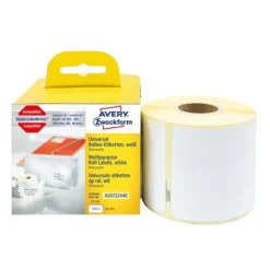 AVERY Zweckform Etikettenrolle für Etikettendrucker AS0722440 weiß, 70,0 x 54,0 mm, 1 x 320 Etiketten