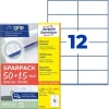 AVERY Zweckform 780 Etiketten weiß 105,0 x 48,0 mm