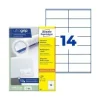 AVERY Zweckform 1.400 Etiketten 3477 weiß 105,0 x 41,0 mm
