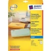 AVERY Zweckform 675 Folien-Adressetiketten J4721-25 transparent 63,5 x 29,6 mm