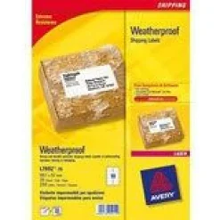 AVERY Zweckform 250 Folien-Versandetiketten L7992-25 weiß 99,1 x 57,0 mm