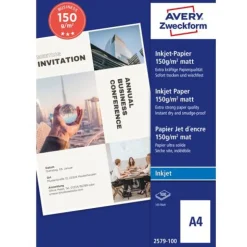 AVERY Zweckform Fotopapier 2579-100 DIN A4 matt 150 g/qm 100 Blatt