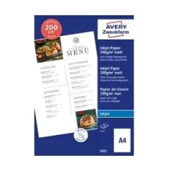 AVERY Zweckform Fotopapier 2681 DIN A4 matt 200 g/qm 50 Blatt