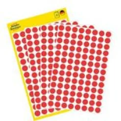AVERY Zweckform Klebepunkte 3589 rot Ø 8,0 mm