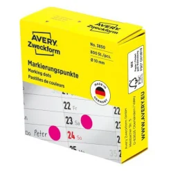 AVERY Zweckform Klebepunkte 3850 magenta Ø 10,0 mm