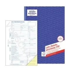 AVERY Zweckform Lohn-/Gehaltsabrechnung Formularbuch 1759