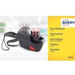 AVERY Zweckform PL2/18 Etikettiermaschine Manuelle Etikettiermaschine Schwarz