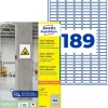 AVERY Zweckform 3.780 Power-Etiketten L7871-20 weiß 25,4 x 10,0 mm
