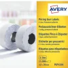 AVERY Zweckform Preisetiketten weiß permanent 26,0 x 12,0 mm, 1 Rollen