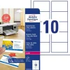 AVERY Zweckform Quick & Clean Visitenkarten, satiniert