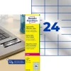 AVERY Zweckform 480 Typenschildetiketten L6133-20 silber 70,0 x 37,0 mm