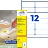 AVERY Zweckform Universal-Etiketten, 99,1 x 42,3 mm, weiß 1200