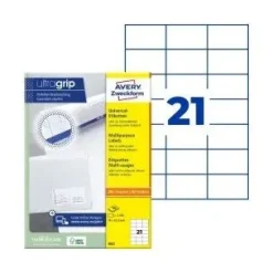 Avery Zweckform 3652 Universal-Etiketten 7.0x4.23 cm (100 Blatt (2100 Etiketten))