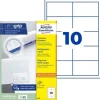 AVERY Zweckform Universal-Etiketten, 97 x 55 mm, weiß 1000