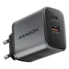 AXAGON ACU-PQ67 GaN Ladegerät, USB-C Power Delivery 3.0, USB-A Quick Carge 4 - grau