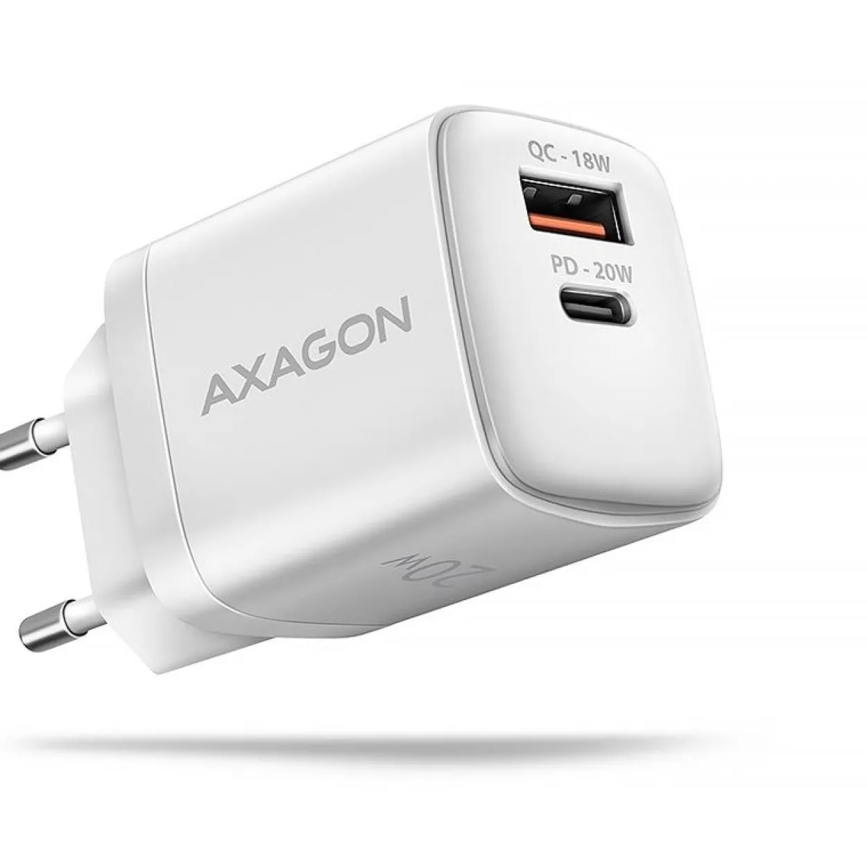 AXAGON ACU-PQ20W wall charger QC3.0/AFC/FCP + PD type-C, 20 W - weiß