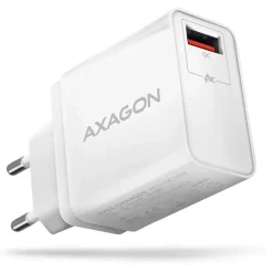 AXAGON ACU-QC19W Ladegerät, 1x QC3.0/AFC/FCP/SMART, 19W - weiß