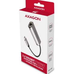 AXAGON ADE-25RC USB 3.2 Netzwerk-Adapterkabel - USB Typ-C, RJ45