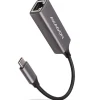 AXAGON ADE-TRC Gigabit Ethernet 10/100/1000 Adapter - USB 3.1 Typ C, Titangrau