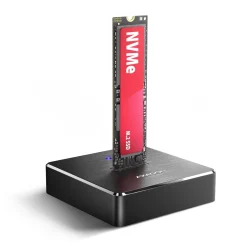 AXAGON ADSA-M2C Dual NVMe M.2 SSD-Dockingstation, USB-C 10 Gbit/s, Klonfunktion