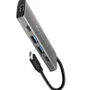 AXAGON HMC-5G21 USB-HUB 2x USB-A + 2x USB-C + HDMI 4K/30Hz, USB-C 3.1 - 13cm