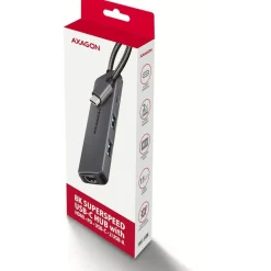 AXAGON HMC-5H8K 2x USB-A, 1x USB-C, 8K HDMI, USB 3.2 Gen 1 hub, PD 100W, 15cm USB-C cable