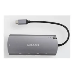 AXAGON HMC-6M2 Multiport-Hub, USB 3.0, M.2-SATA, HDMI, Gbit-LAN, 2x USB-A, 1x USB-C