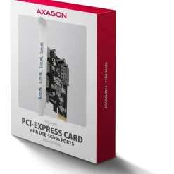 AXAGON PCEU-430RS Erweiterungskarte, PCIe 4.0 x1, 4x USB 3.0 - schwarz