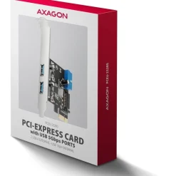 AXAGON PCEU-232RS expansion card, PCIe 4.0 x1, 4x USB 3.0, 2x internal - black